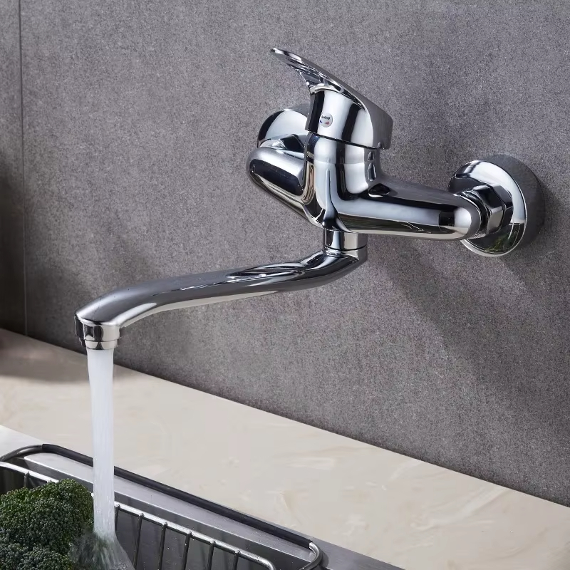 Commercial Kitchen Faucets - Double Hole Sink Faucet Kitchen Faucets