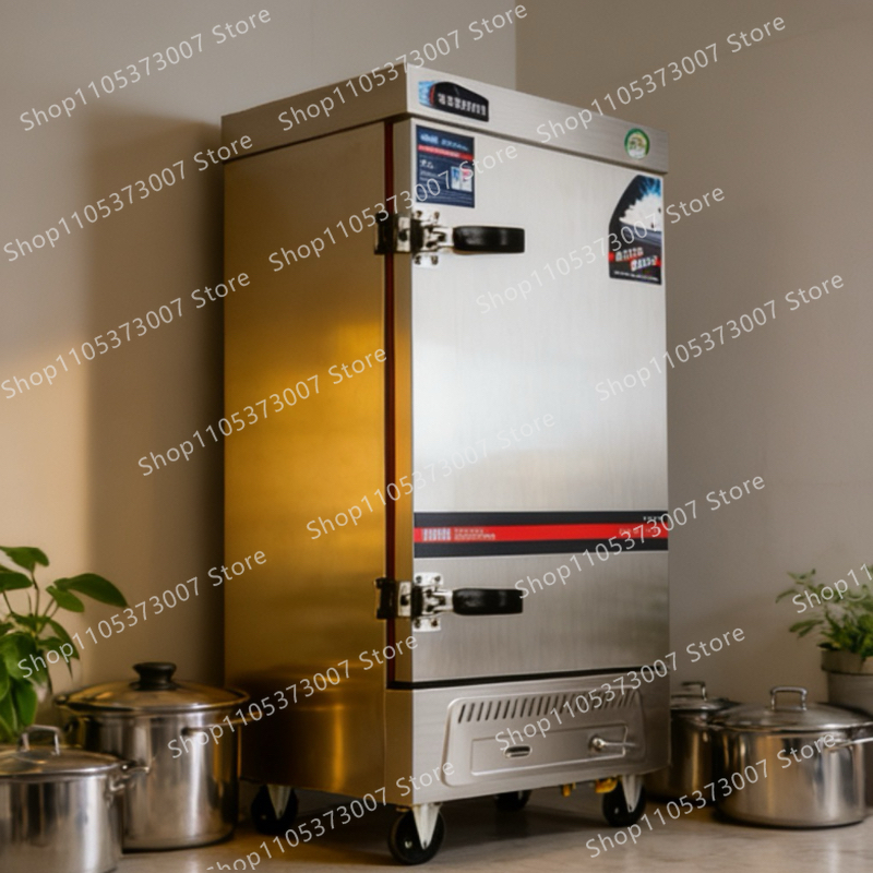 Commercial Steamer Cabinet - Commercial Gas Steam Machine Cooking Cabinet