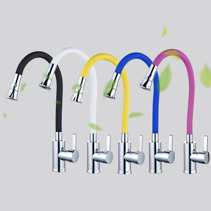 Commercial Kitchen Faucets - Silica Gel Nose Any Direction Rotating