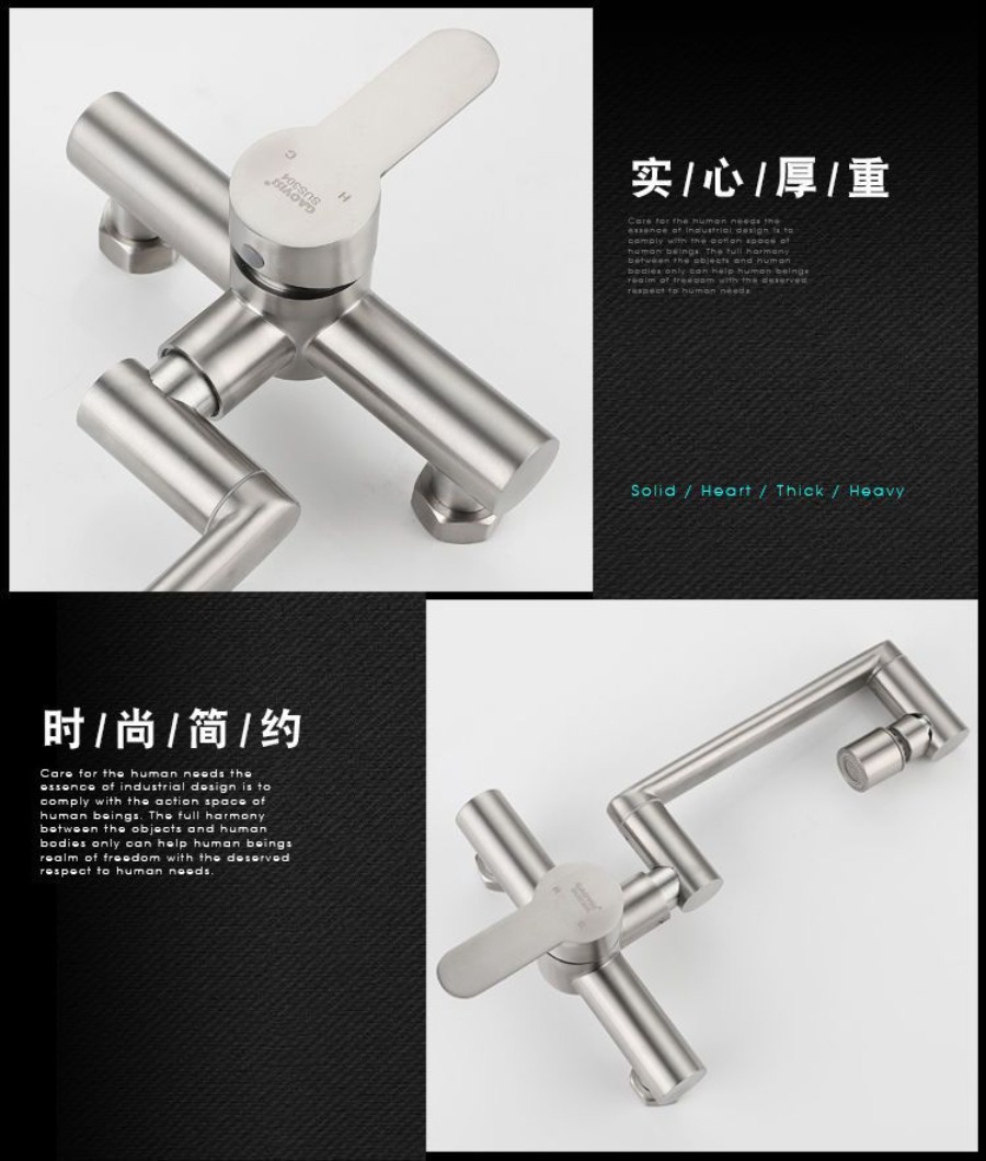 Stainless Steel Wall Mounted K - Commercial Kitchen Faucets reseña y precio