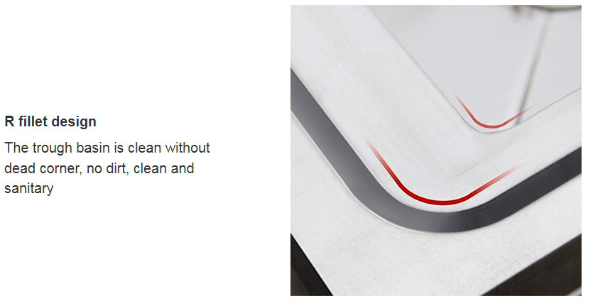 Singapore Hot Selling  Standar - Commercial Kitchen Sink reseña y precio