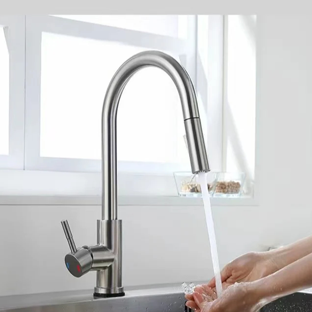 Kitchen Faucet Pull Out Brushe - Commercial Kitchen Faucets reseña y precio