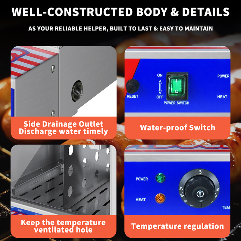 1.5KW Commercial stainless ste - Commercial Steamer Cabinet reseña y precio