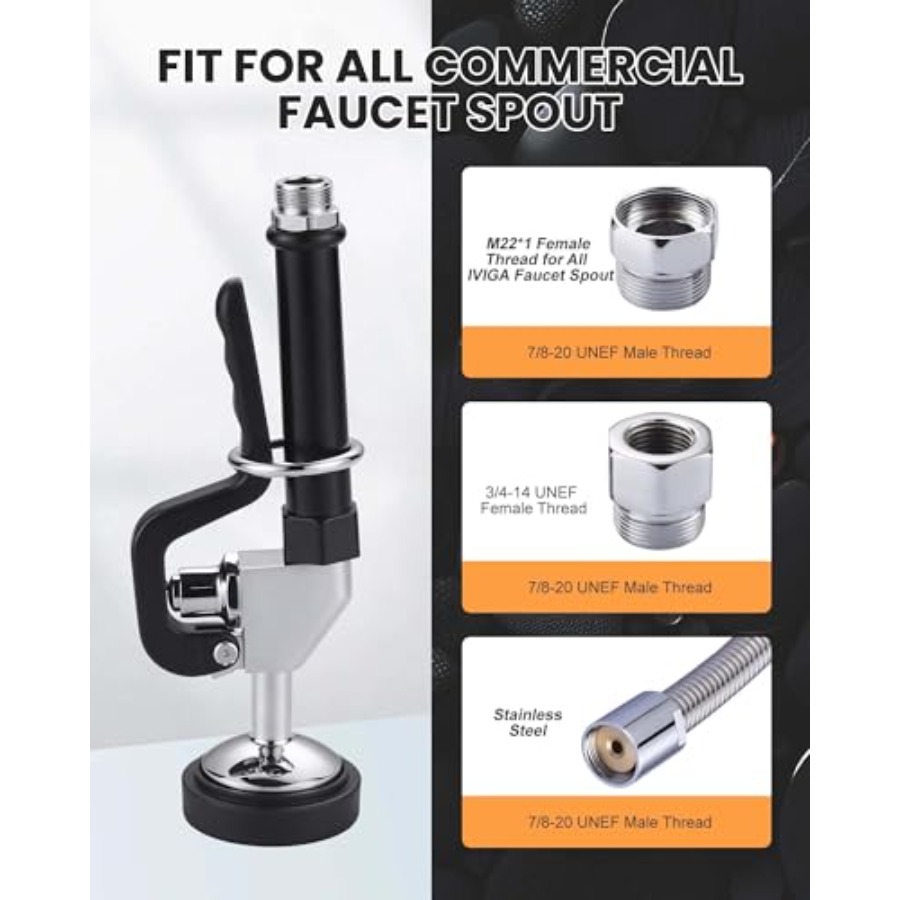 Commercial kitchen sink spraye - Commercial Kitchen Sink reseña y precio
