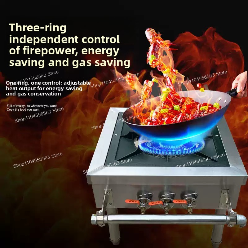 New Commercial-Grade Gas Stove - Range Commercial Kitchen reseña y precio