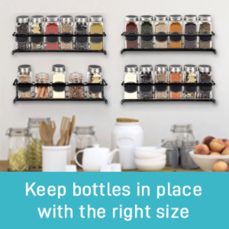 2PCS Kitchen Spice Rack Metal  - Commercial Kitchen Shelving reseña y precio