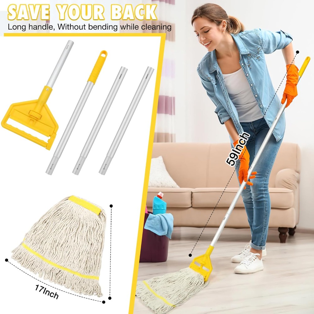 Commercial Mop Heavy Duty Indu - Commercial Kitchen Tile Flooring reseña y precio