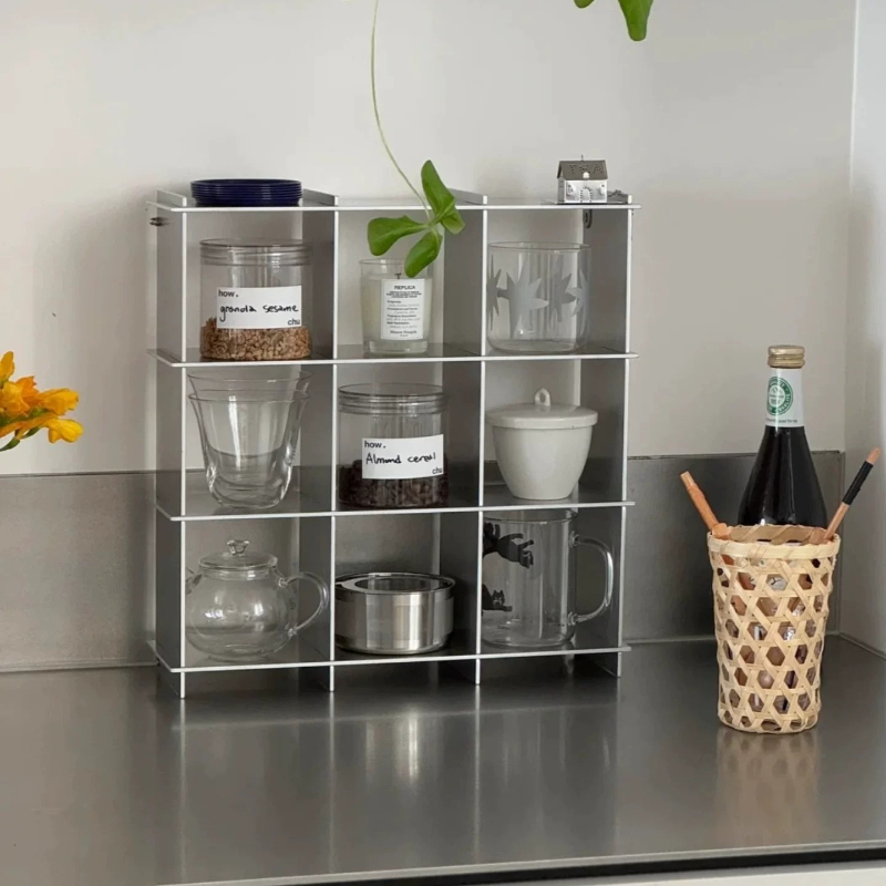 Minimalist Aluminum Alloy Coun - Commercial Kitchen Shelving reseña y precio
