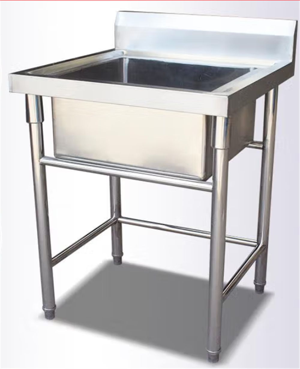 Stainless steel freestanding u - Commercial Kitchen Sink reseña y precio