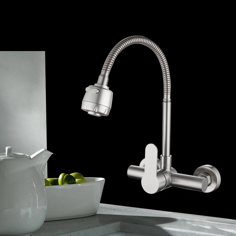 304 Stainless Steel Kitchen Fa - Commercial Kitchen Faucets reseña y precio