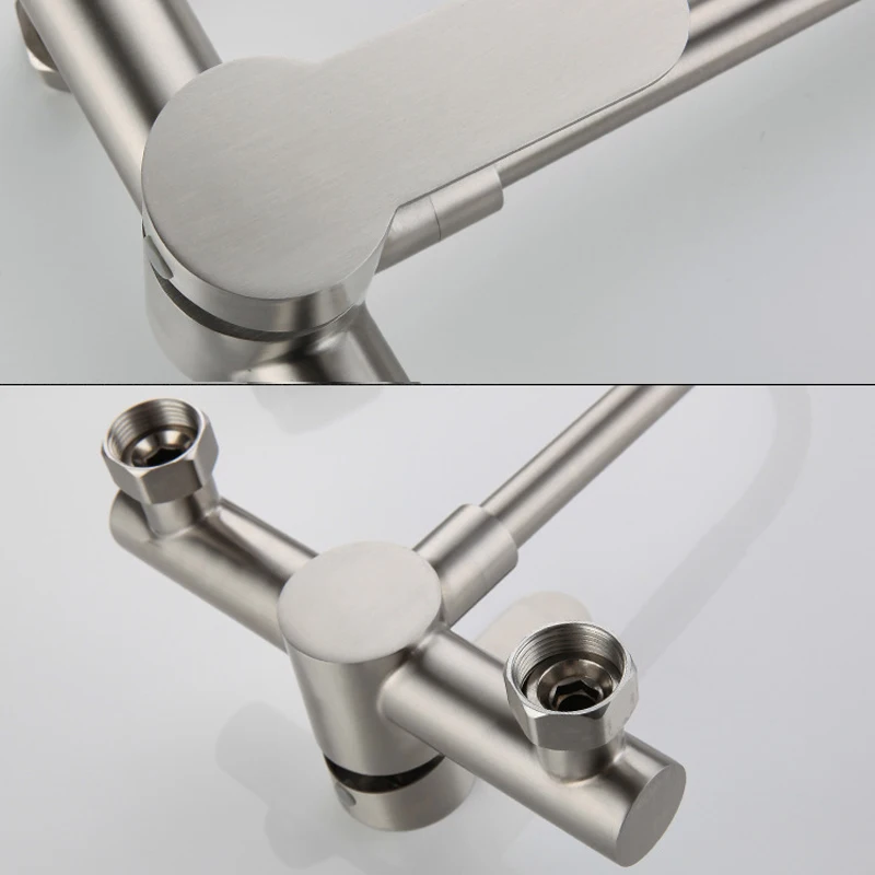 304 Stainless Steel Kitchen Fa - Commercial Kitchen Faucets reseña y precio