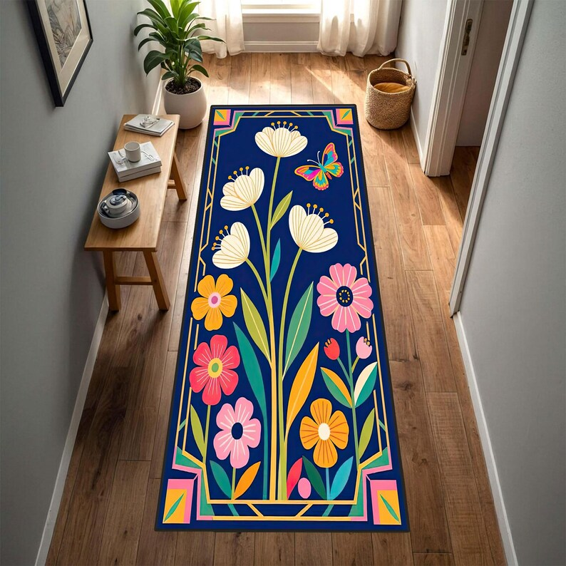 Mexican Color Tile Print Long  - Commercial Kitchen Tile Flooring reseña y precio