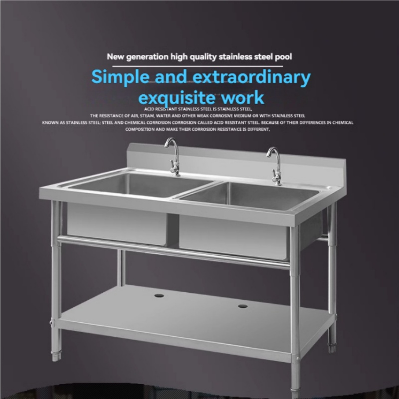 Commercial Stainless Steel Sin - Commercial Kitchen Plumbing reseña y precio
