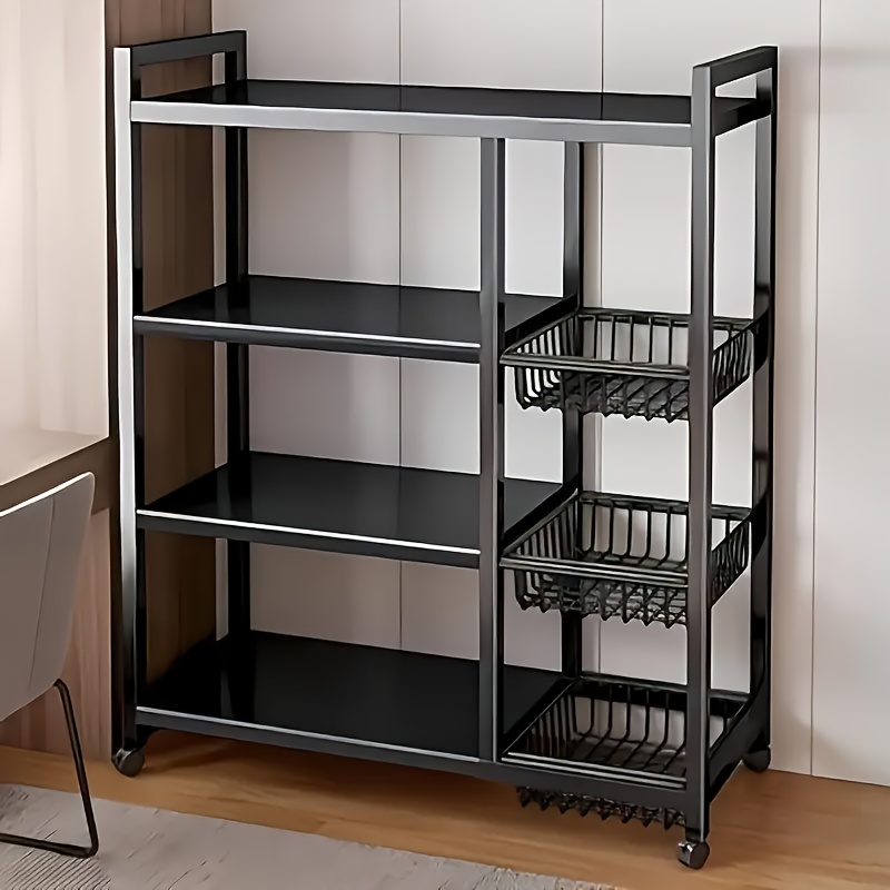us1pc Movable Storage Rack, Ad - Commercial Kitchen Shelving reseña y precio