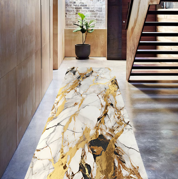 Marble Rug Runner Modern Non-S - Commercial Kitchen Tile Flooring reseña y precio