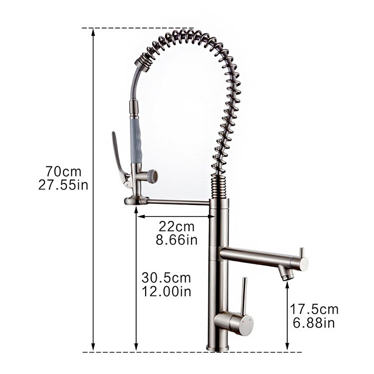 High Quality Contemporary Desi - Commercial Kitchen Faucets reseña y precio