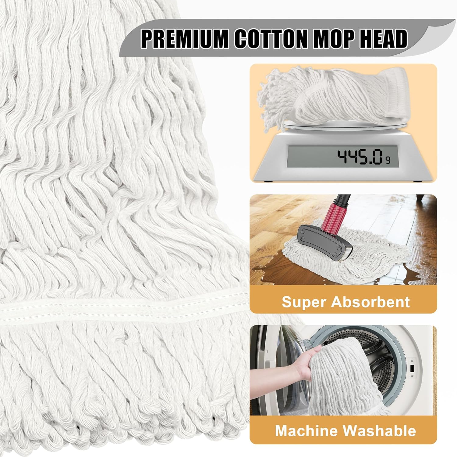Commercial Mop for Floor Clean - Commercial Kitchen Tile Flooring reseña y precio