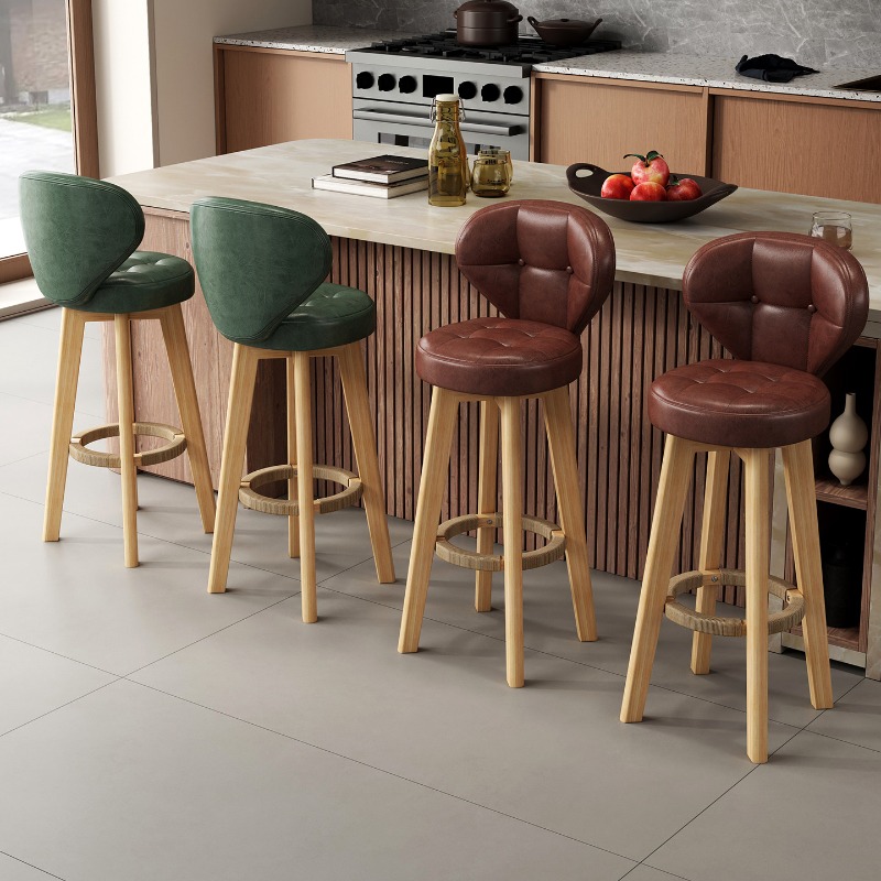 Wooden Legs Unique Bar Stools  - Commercial Kitchen Design reseña y precio