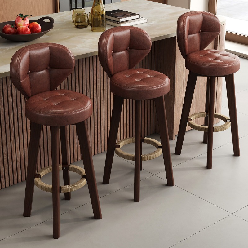 Wooden Legs Unique Bar Stools  - Commercial Kitchen Design reseña y precio