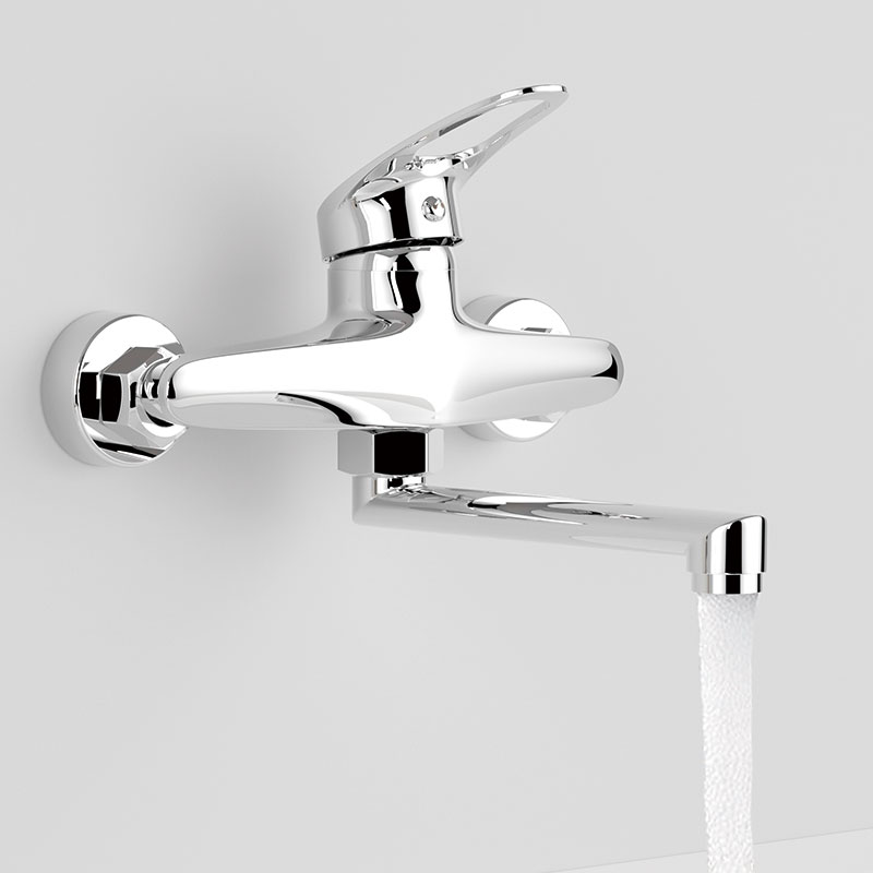Kitchen Faucet Mixers Wall Mou - Commercial Kitchen Faucets reseña y precio