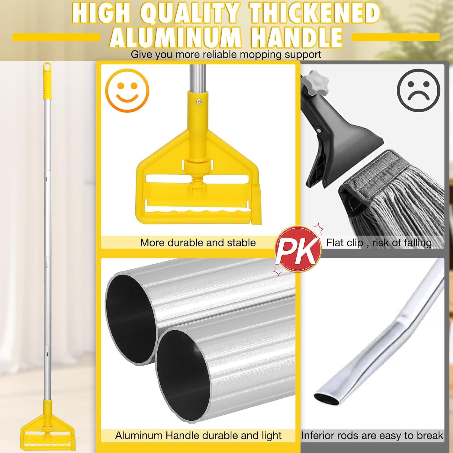 Commercial Mop Heavy Duty Indu - Commercial Kitchen Tile Flooring reseña y precio