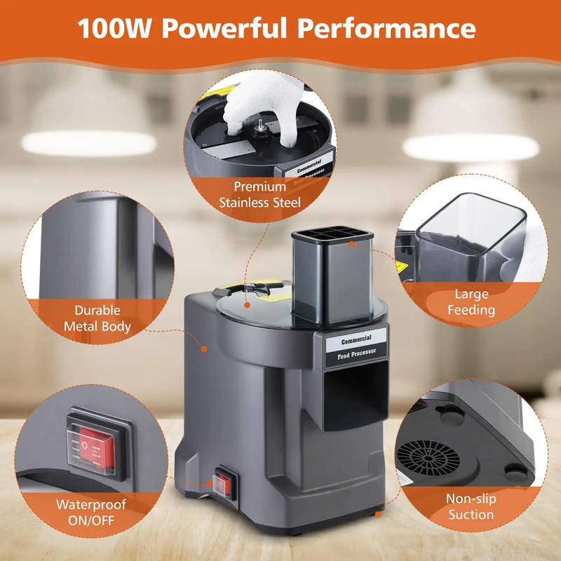 Electric Vegetable Cutter 5 in - Commercial Kitchen Plumbing reseña y precio