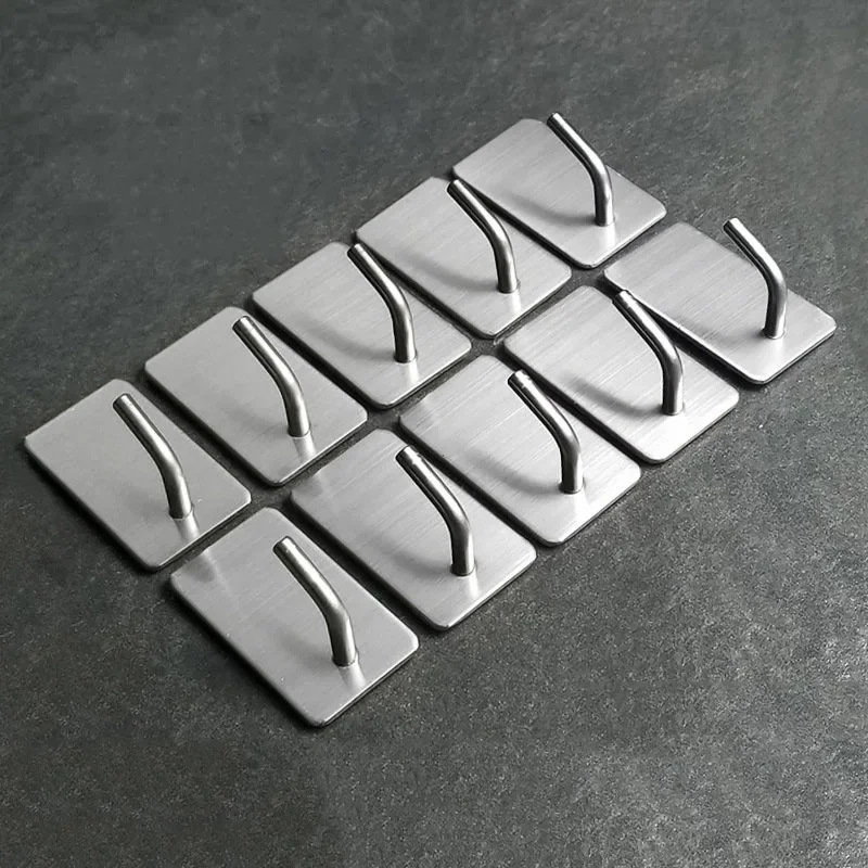 1-10Pcs Self Adhesive Hook Sta - Commercial Kitchen Shelving reseña y precio
