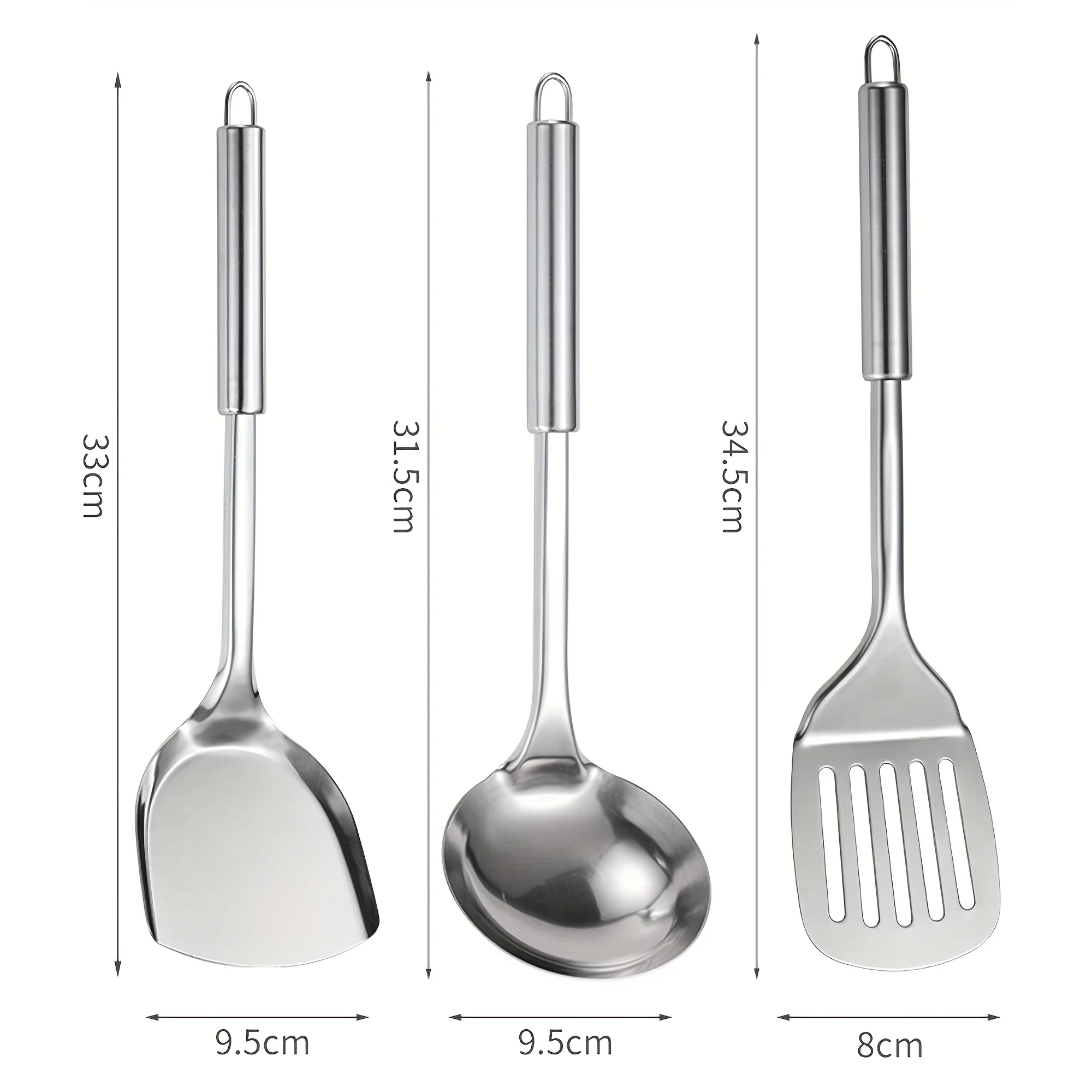 9pcs Cooking Utensil Set, 304  - Commercial Kitchen Design reseña y precio