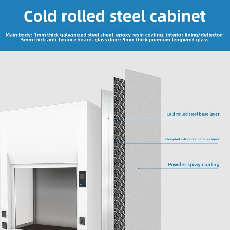 Steel Glass Edges Laboratory E - Commercial Exhaust Hood reseña y precio