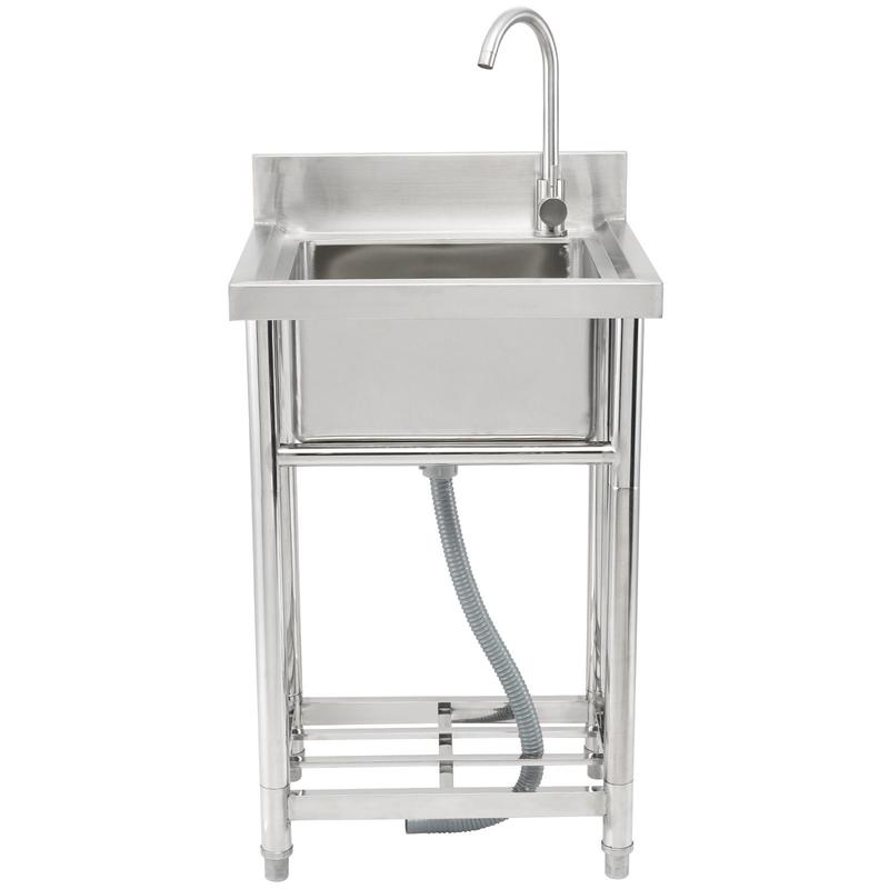 Stainless steel washbasin, fre - Commercial Kitchen Sink reseña y precio