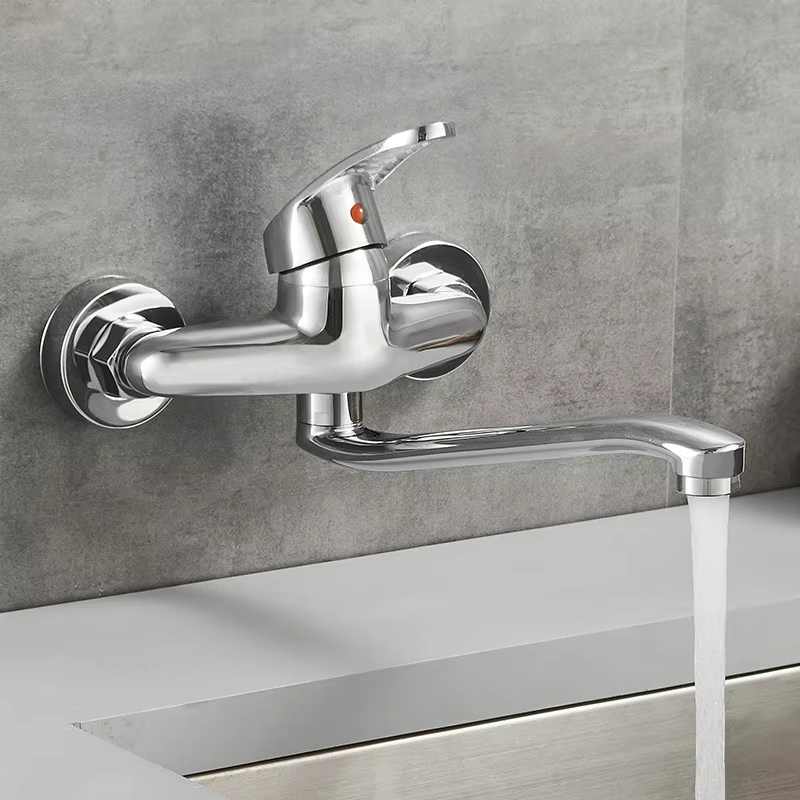 Double Hole Sink Faucet Kitche - Commercial Kitchen Faucets reseña y precio