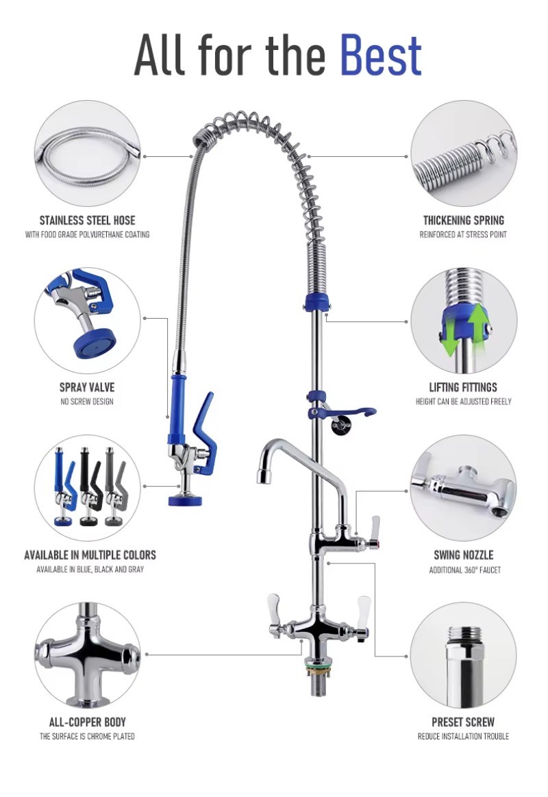 Industrial Style 38 Giant Kitc - Commercial Kitchen Faucets reseña y precio