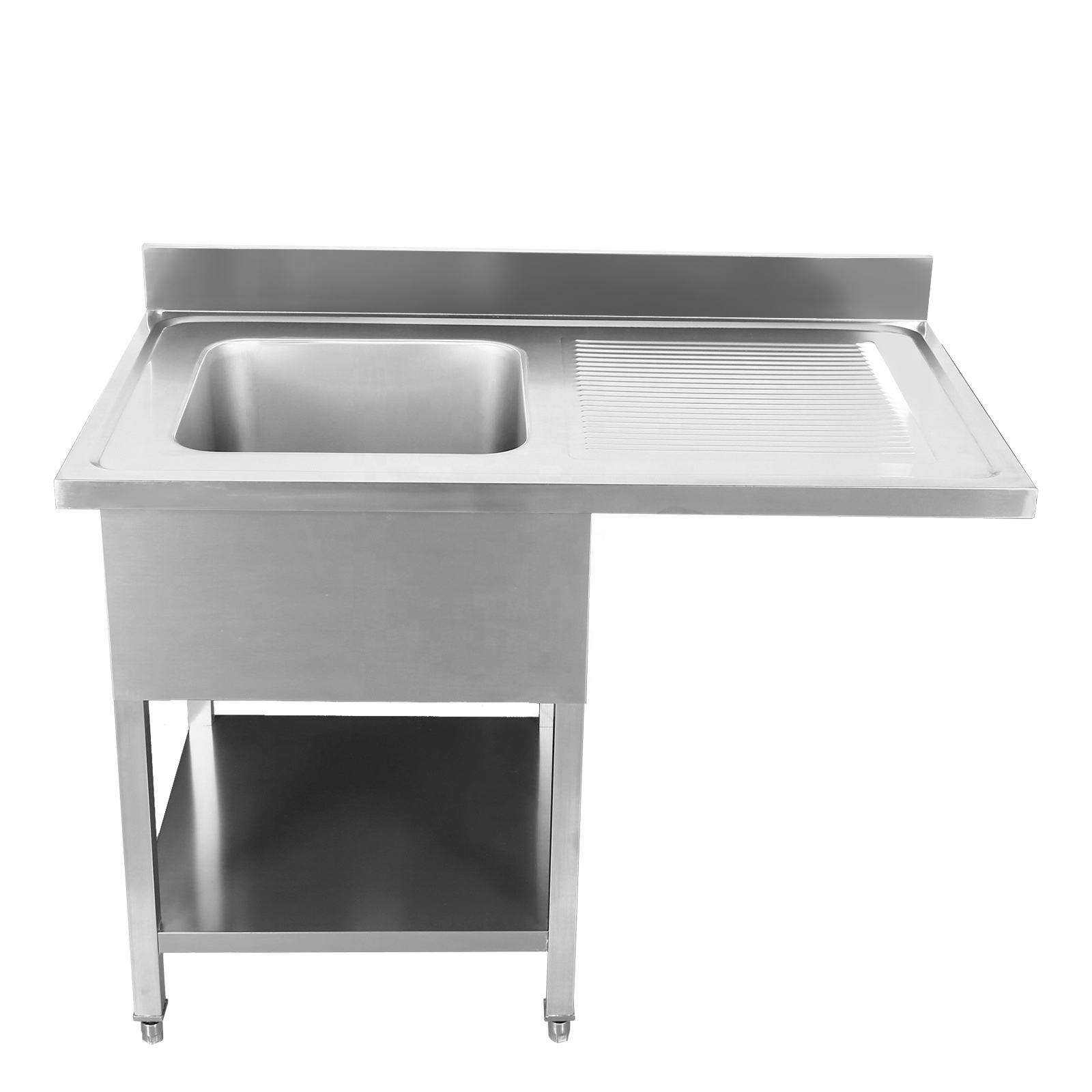 Stainless Steel Work Table Com - Commercial Kitchen Sink reseña y precio
