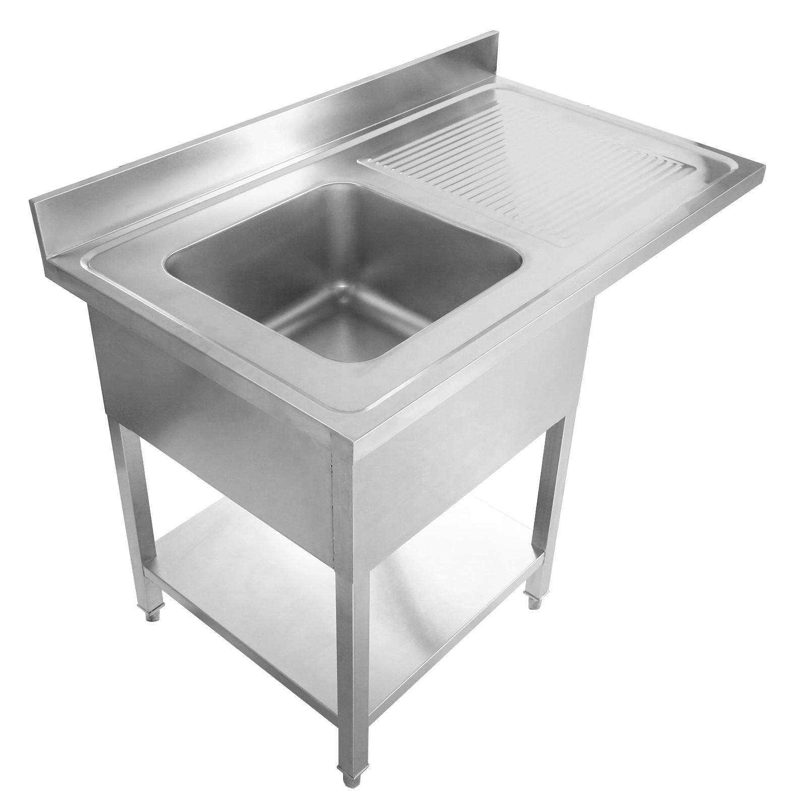 Stainless Steel Work Table Com - Commercial Kitchen Sink reseña y precio