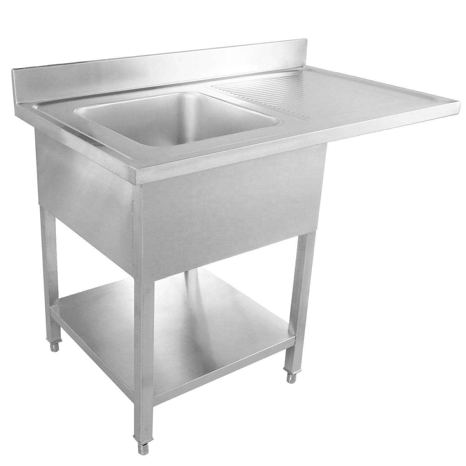 Stainless Steel Work Table Com - Commercial Kitchen Sink reseña y precio