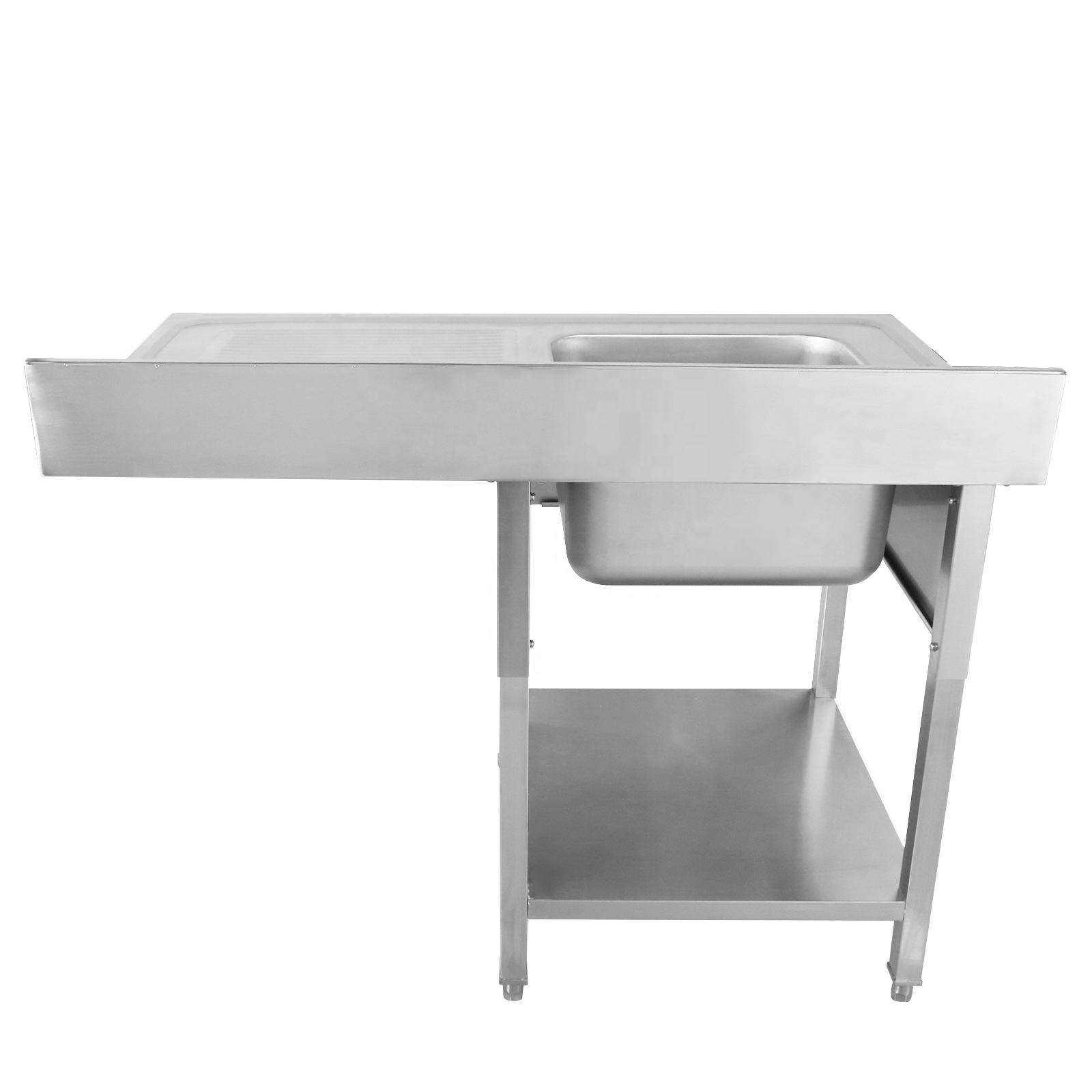 Stainless Steel Work Table Com - Commercial Kitchen Sink reseña y precio