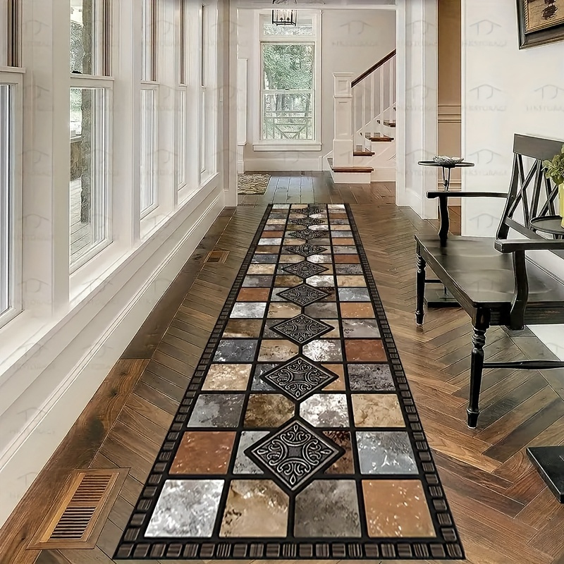 VIKAMA Rustic Geometric Tile P - Commercial Kitchen Tile Flooring reseña y precio