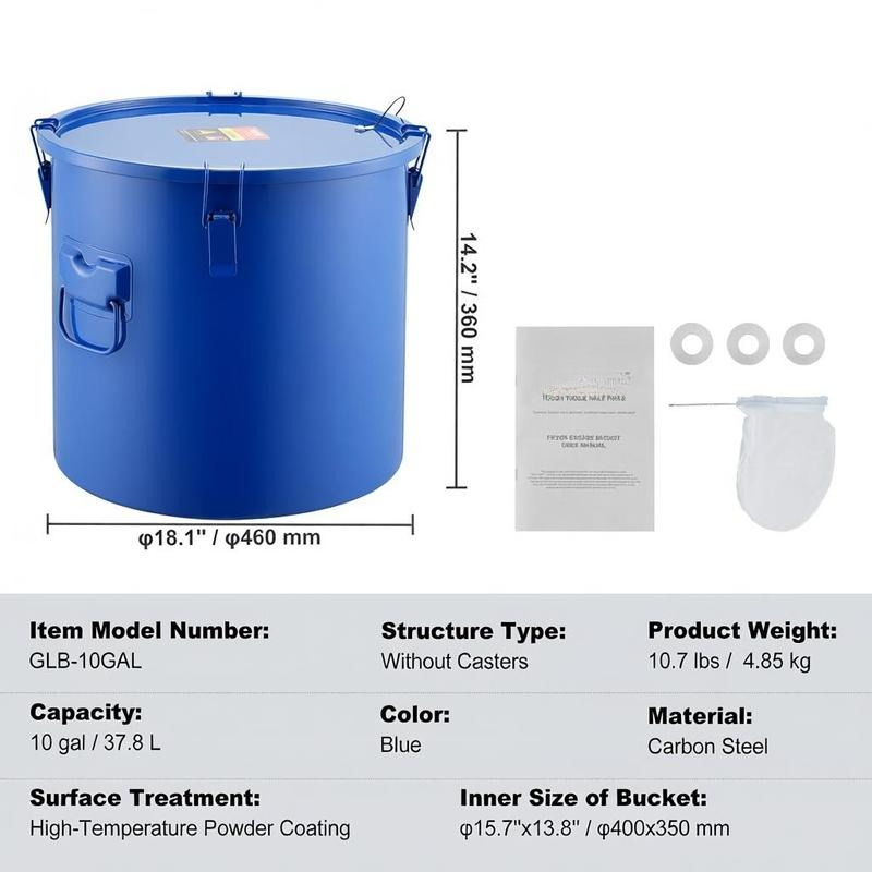 Carbon Steel Oil Disposal Cont - Commercial Kitchen Oil Disposal reseña y precio