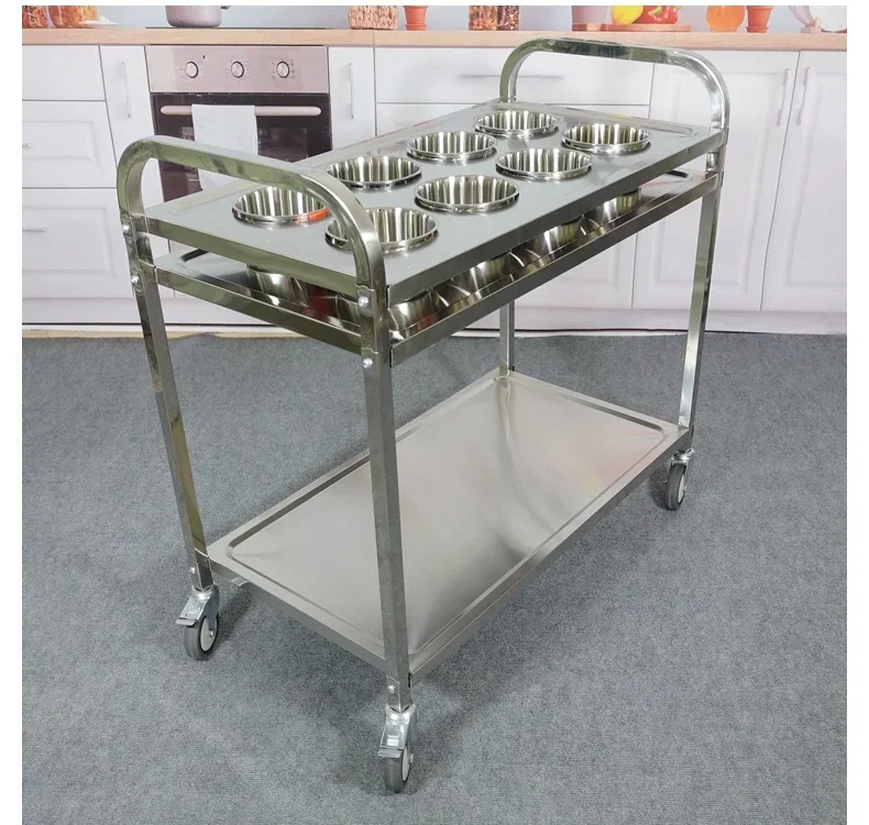 Stainless steel two-layer mobi - Commercial Kitchen Plumbing reseña y precio