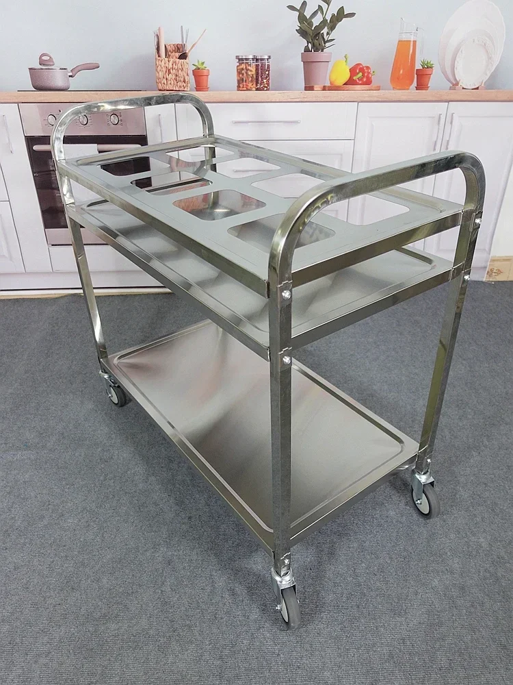 Stainless steel two-layer mobi - Commercial Kitchen Plumbing reseña y precio