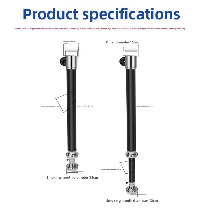 Korean BBQ Telescopic Exhaust  - Commercial Exhaust Hood reseña y precio