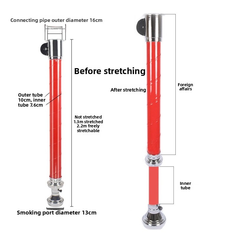 Korean BBQ Telescopic Exhaust  - Commercial Exhaust Hood reseña y precio