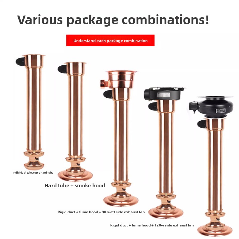 Korean BBQ Telescopic Exhaust  - Commercial Exhaust Hood reseña y precio