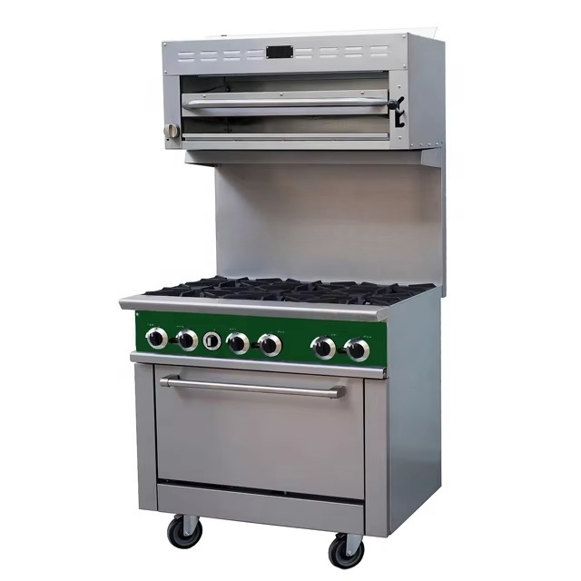 Gas Stove Perfex Gas 6 Burner  - Range Commercial Kitchen reseña y precio